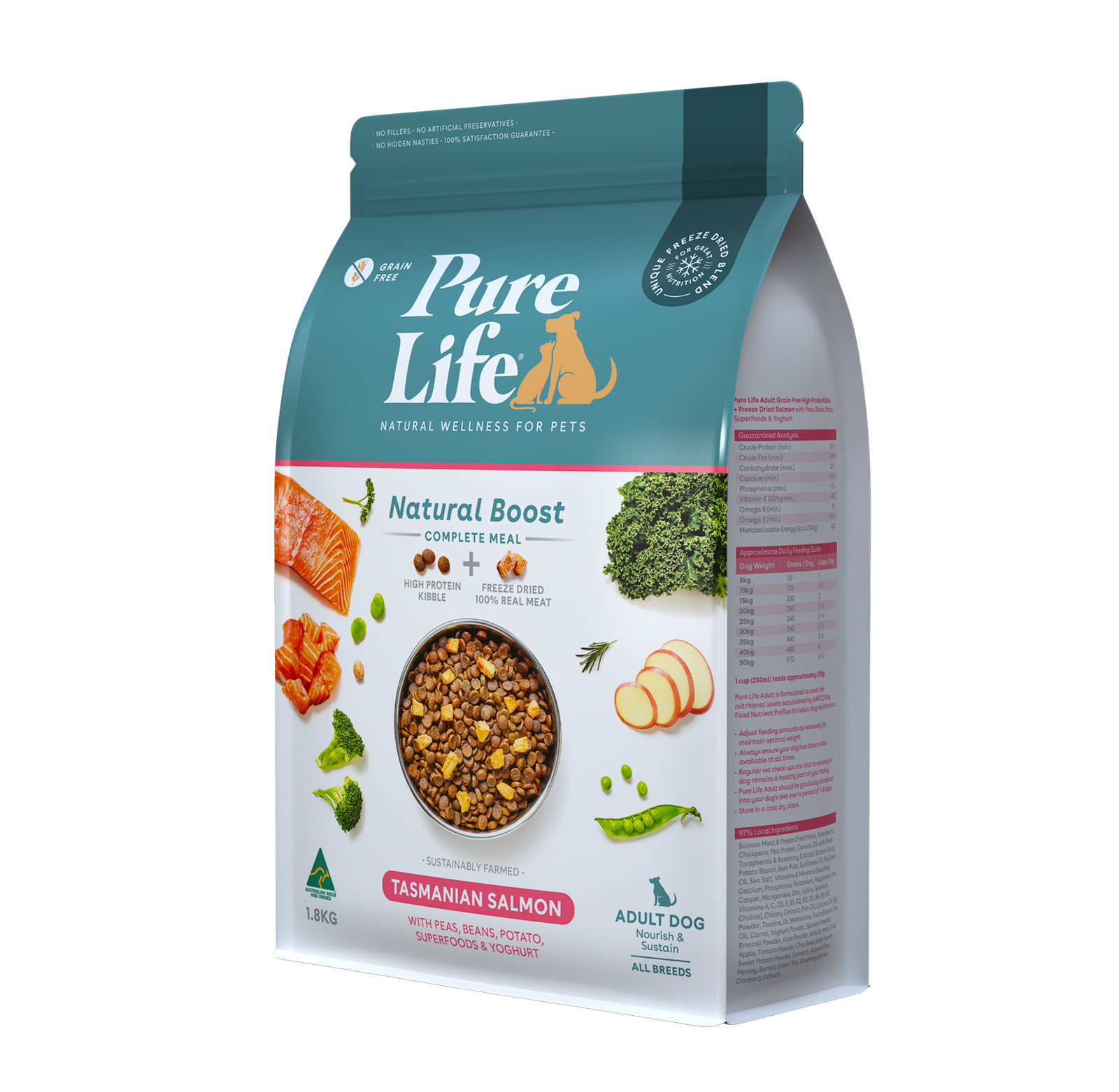 tasmanian salmon for adult dogs