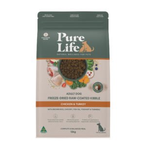 Test 1-Freeze-Dried Raw-Coated Kibble Chicken & Turkey Flavour For Adult Dogs
