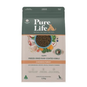 Freeze-Dried Raw-Coated Kibble Chicken & Turkey Flavour For Puppies