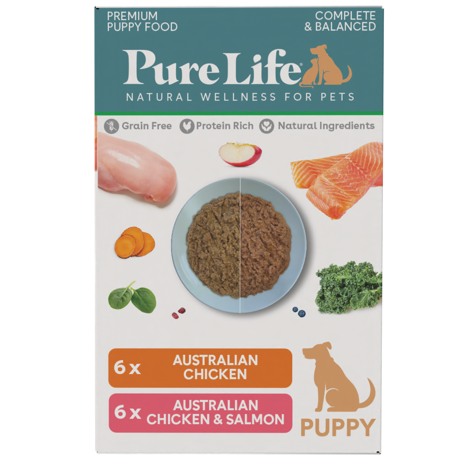 Pure Life Wet Dog Food - Variety Pack